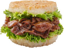 Beef Yakiniku Rice Burger