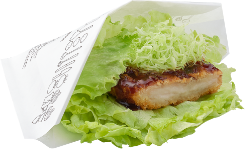 Pork Cutlet Lettuce Burger