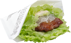 Teriyaki Chicken Lettuce Burger